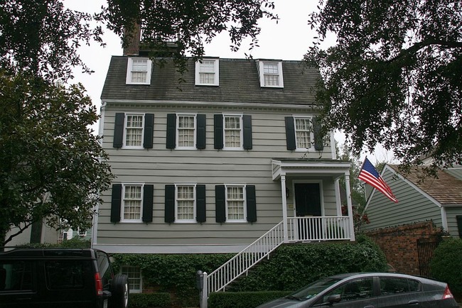 The Hampton Lillibridge house in Savannah has had plenty of paranormal incidents, including apparitions of men in bathrobes and children's voices whispering in the walls. The owners say that they've recently painted the house a 'faint blue' because that particular shade of blue wards off 'spirits'. If that's good enough for you, this house is available for just $2,800,000.