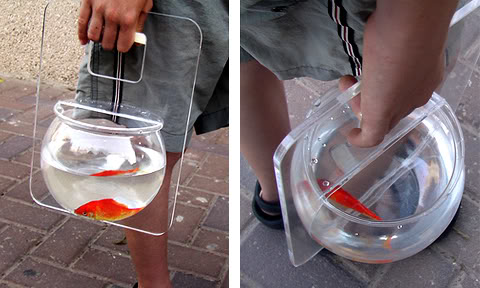 10.) Taking your goldfish for a walk.