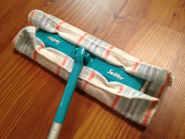 10.) Never buy another Swiffer pad again.