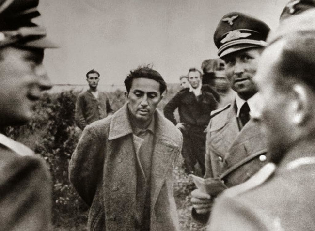 15.) Stalin's son Yakov Dzhugashvili captured by the Germans in 1941. He was later killed in a prison camp.