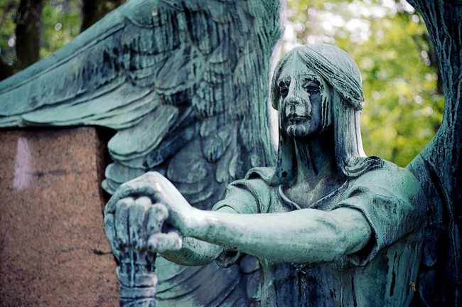 6.) "The Haserot Angel of Lakeview Cemetery" Cleveland, OH
