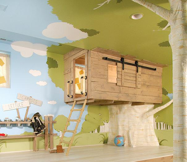 12. This indoor treehouse for your kids