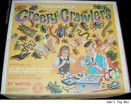 6.) These Creepy Crawlers would bake on a stove that got pretty extremely hot and caused burns to the kids playing with them.