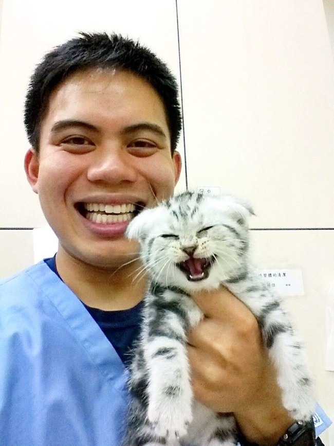 Being a vet must be the <em>best</em>.